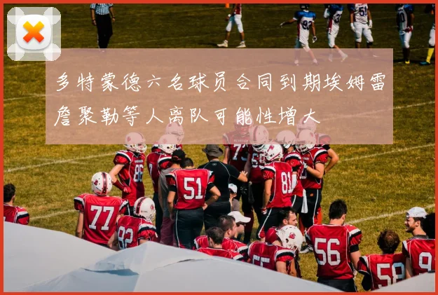 多特蒙德六名球员合同到期埃姆雷詹聚勒等人离队可能性增大